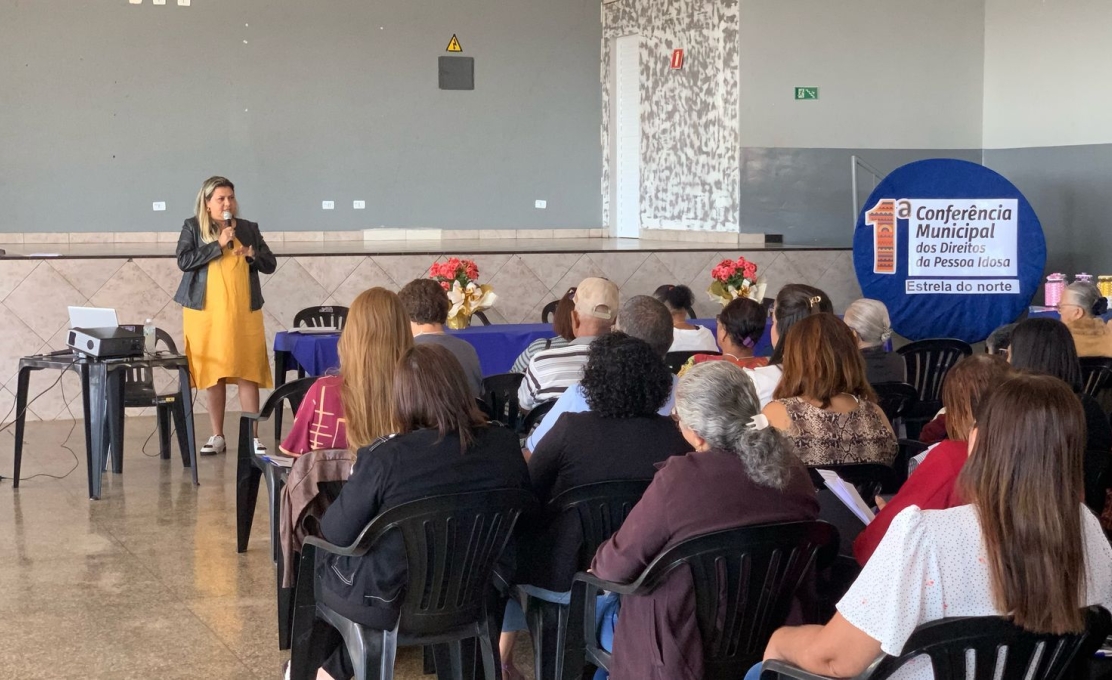 Estrela do Norte promove 1º Conferência Municipal dos Direitos da Pessoa Idosa