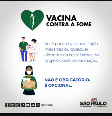 Campanha de doação de alimentos