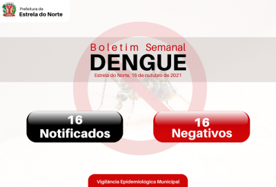 Dengue: boletim atualizado