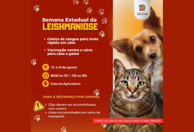 Semana Estadual da Leishmaniose