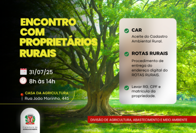 Encontro com proprietários rurais